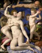 Agnolo Bronzino Venus Cupid Folly and Time Sweden oil painting artist